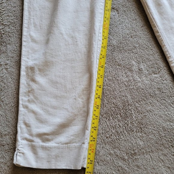 My Style high rise tie front linen blend pants size medium - Picture 7 of 10